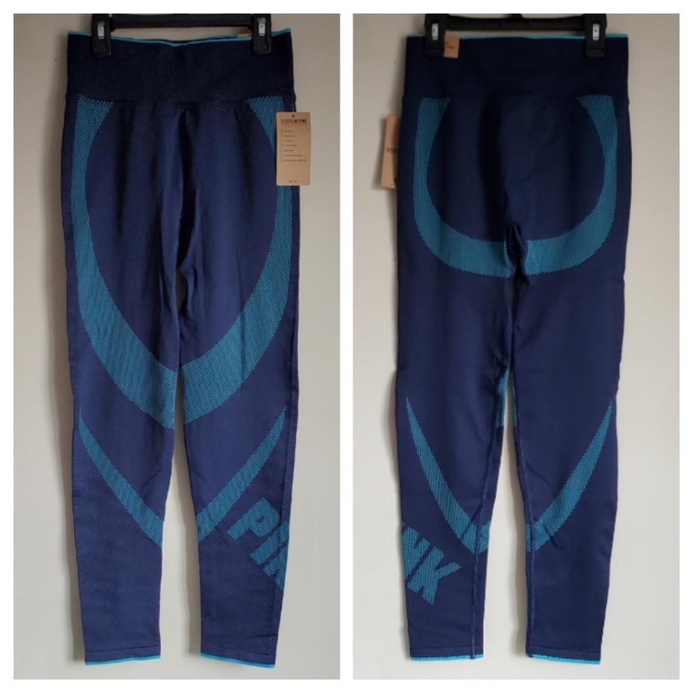 🎀PINK VICTORIA'S SECRET LEGGINGS SIZE M 💗 - Picture 1 of 5